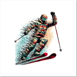 Skiing Posters and Art